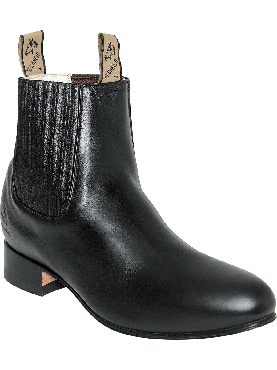El Canelo Mens Charro Ankle Boot - Atlas Black