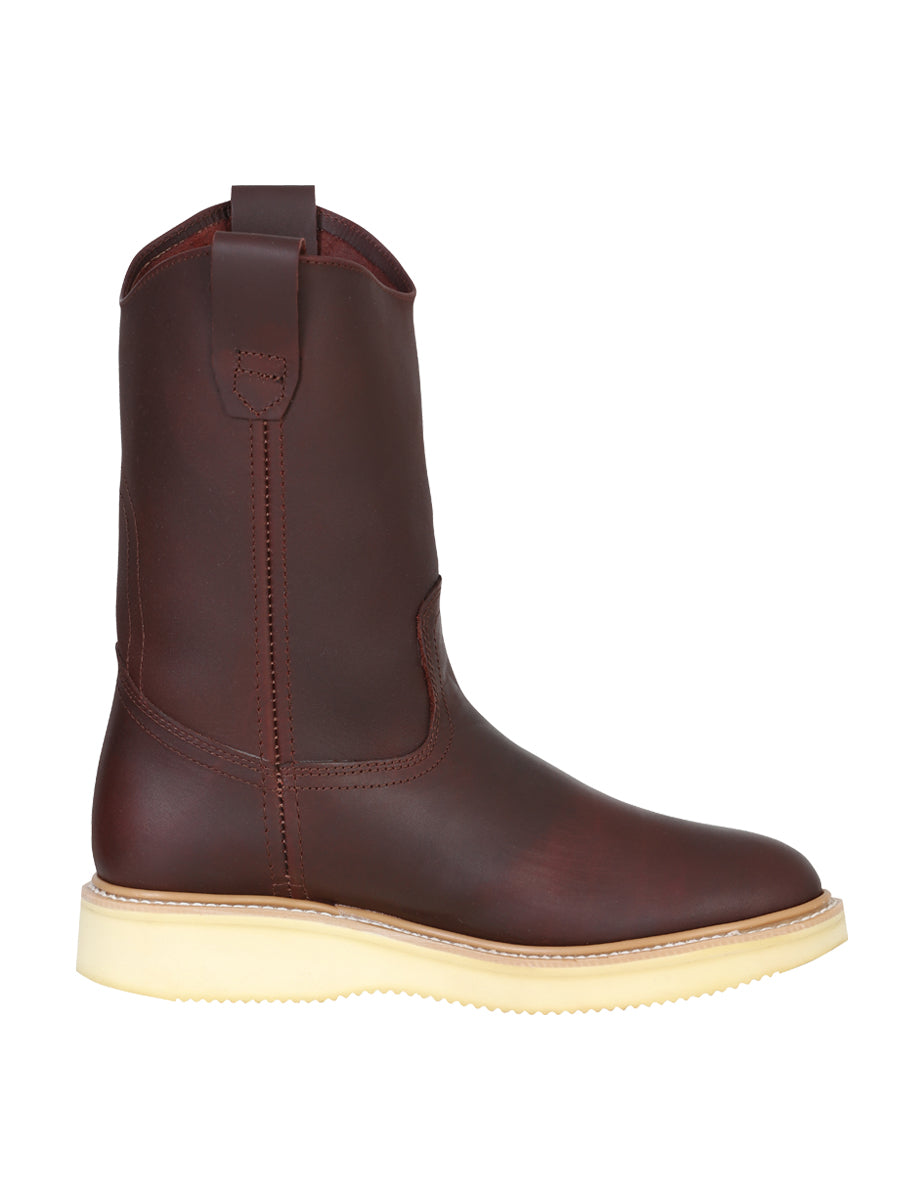 Establo Mens Wellington Work Boot Grasso Leather - Shedron 318