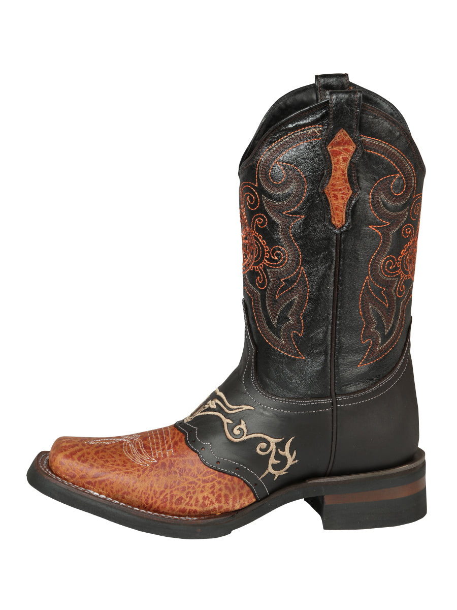 El General Mens Rodeo Boot with Embroidery - Shedron