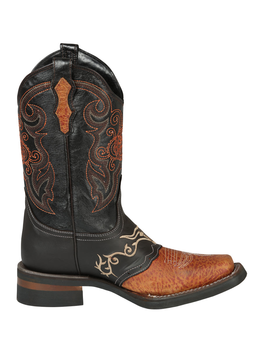 El General Mens Rodeo Boot with Embroidery - Shedron