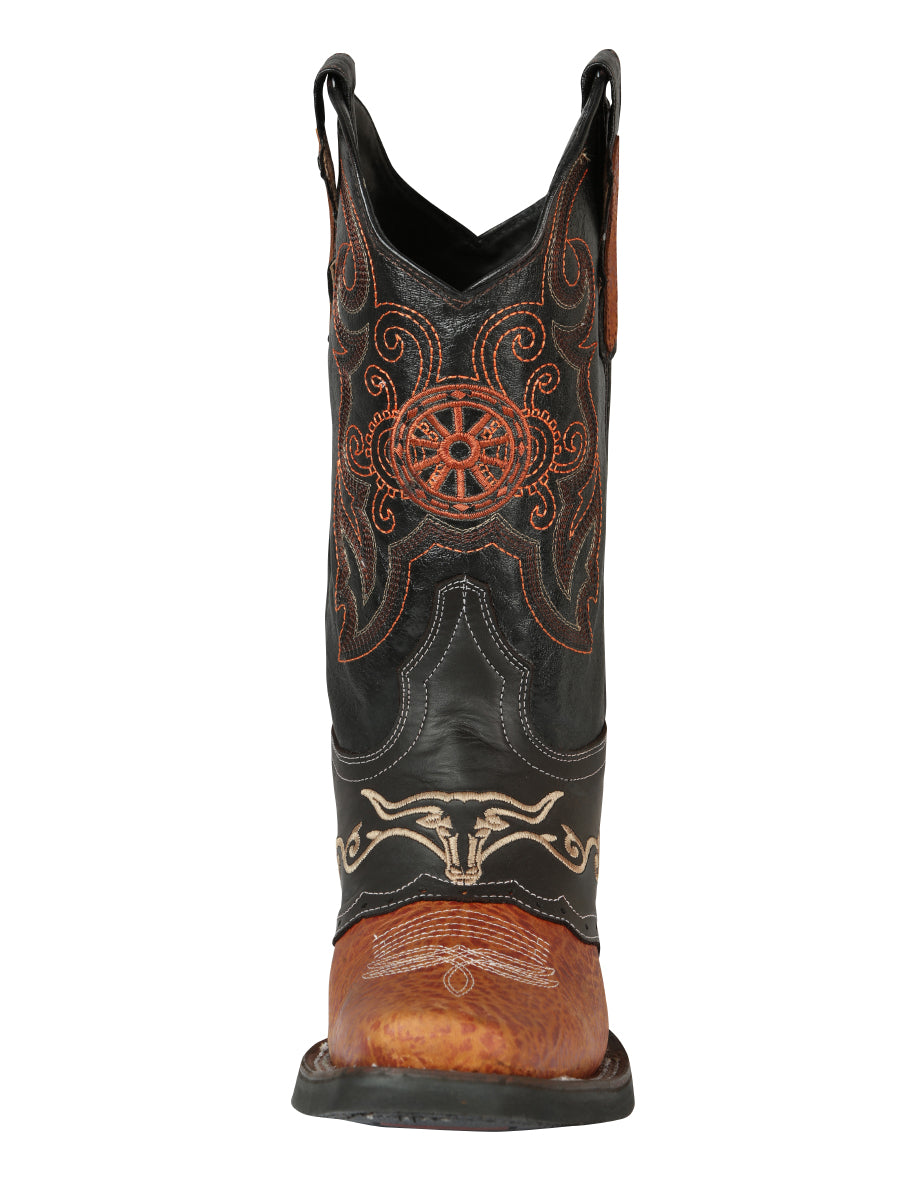 El General Mens Rodeo Boot with Embroidery - Shedron