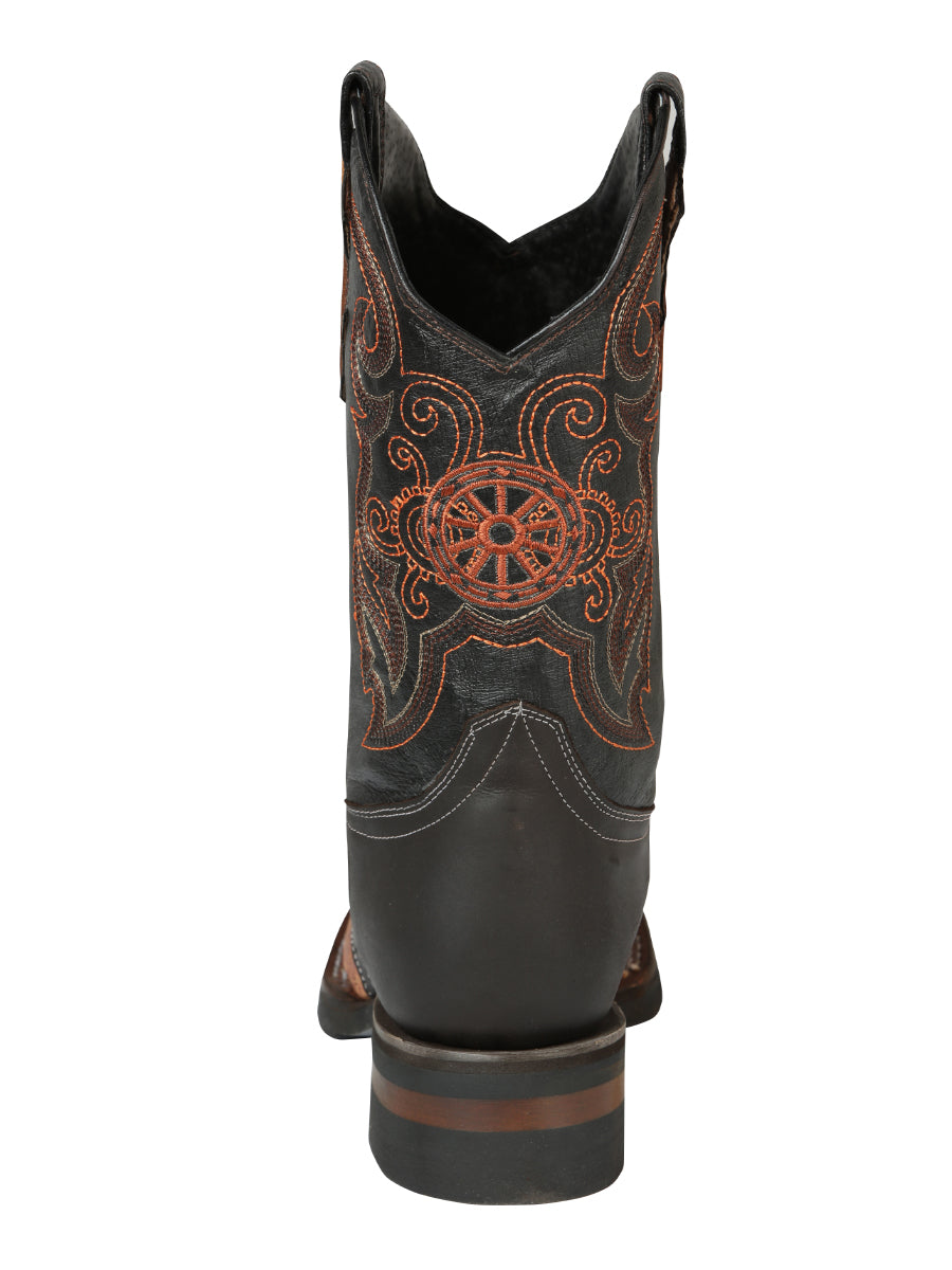 El General Mens Rodeo Boot with Embroidery - Shedron