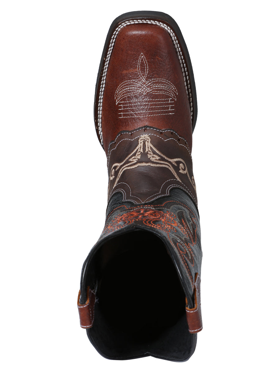El General Mens Rodeo Boot with Embroidery - Shedron