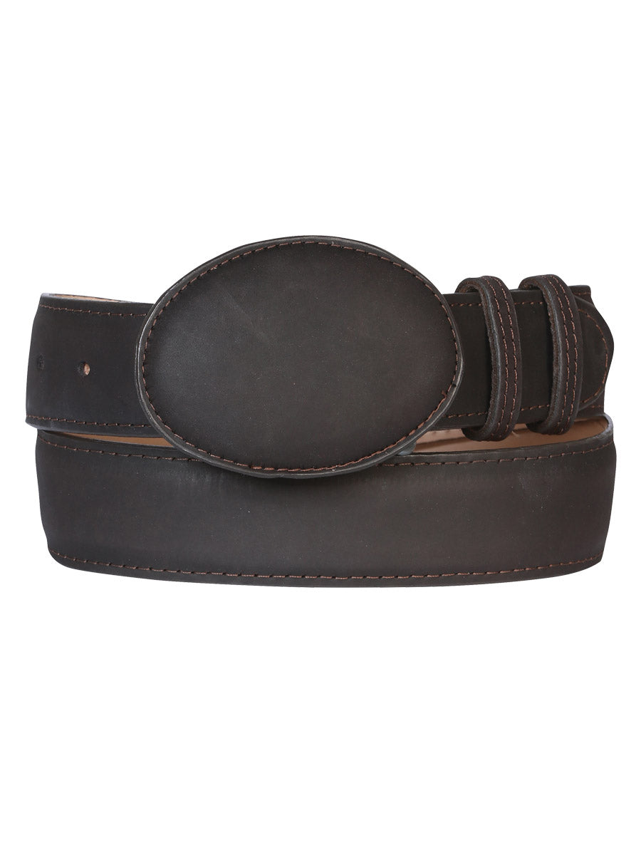 El General Nobuck Leather Belt- Crazy Choco 41109