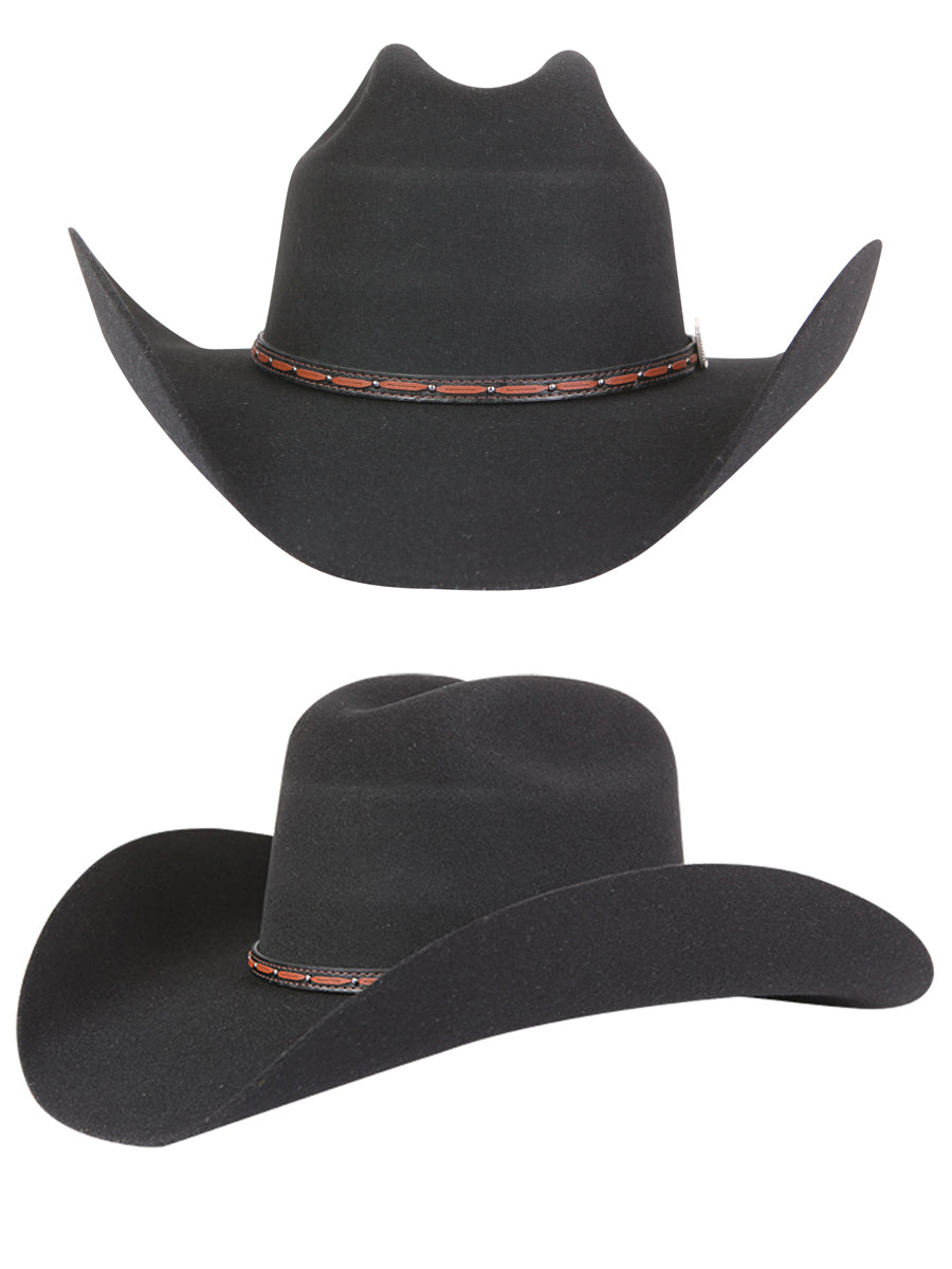 El Senor de los Cielos 50x Wool Felt Hat - Black 41675