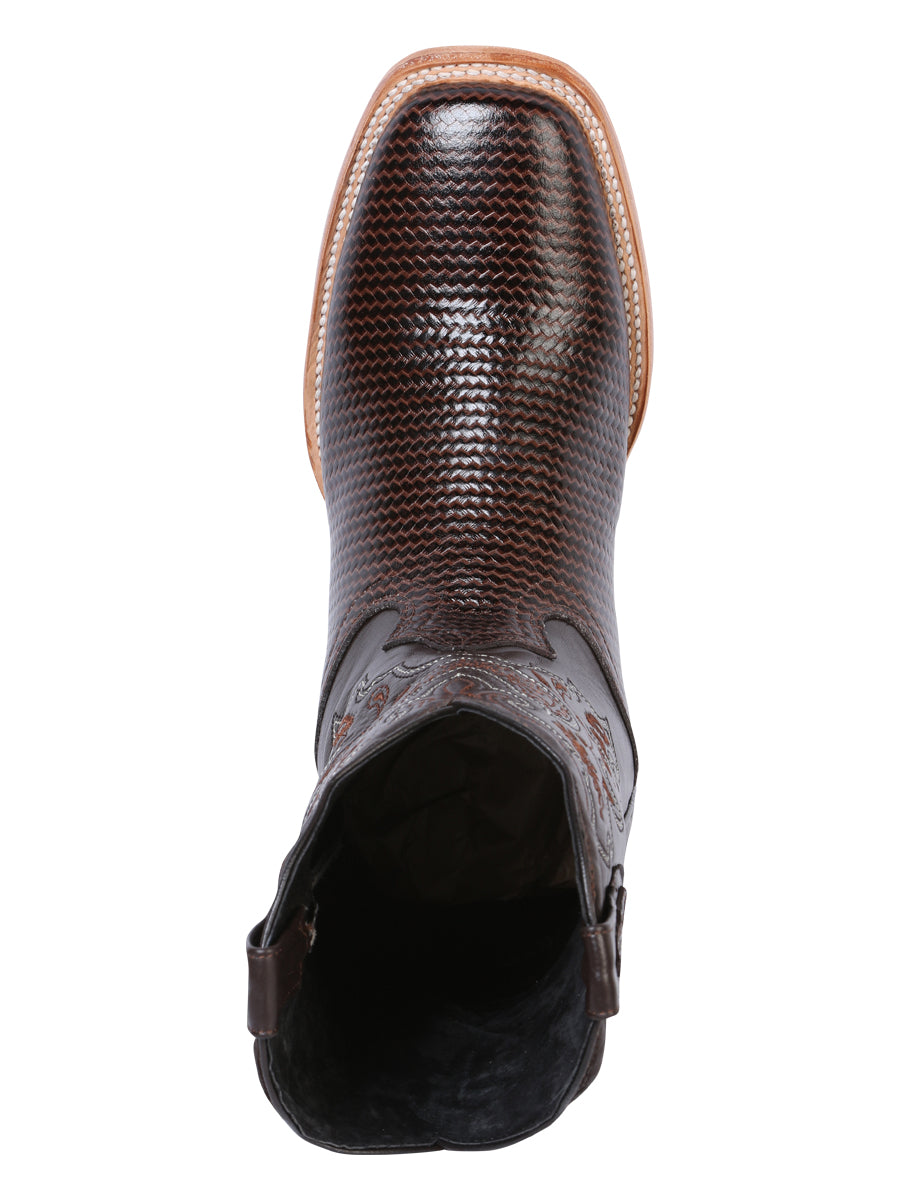 El General Mens Printed Rodeo Boot - Cigar 41791