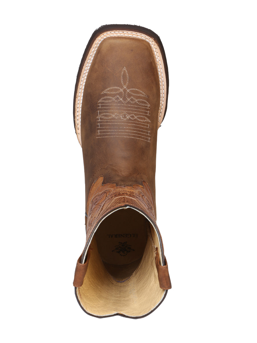 El General Mens Rodeo Boot - Crazy Tan