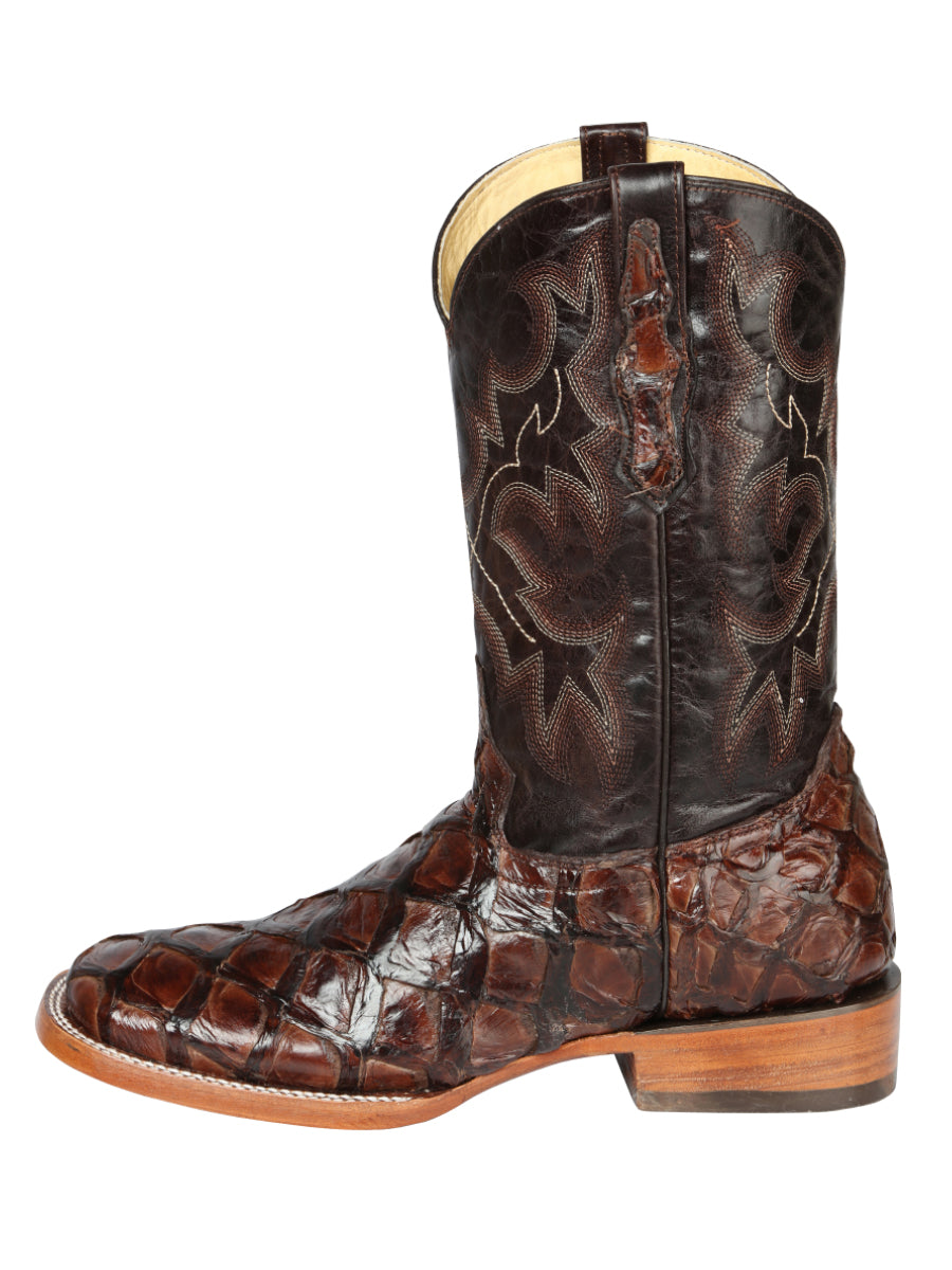 El General Mens Pirarucu Rodeo Boots - Brown