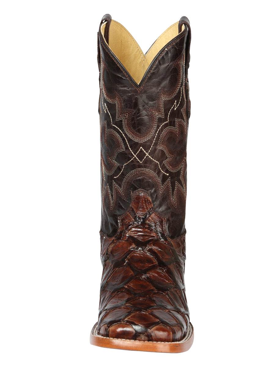 El General Mens Pirarucu Rodeo Boots - Brown