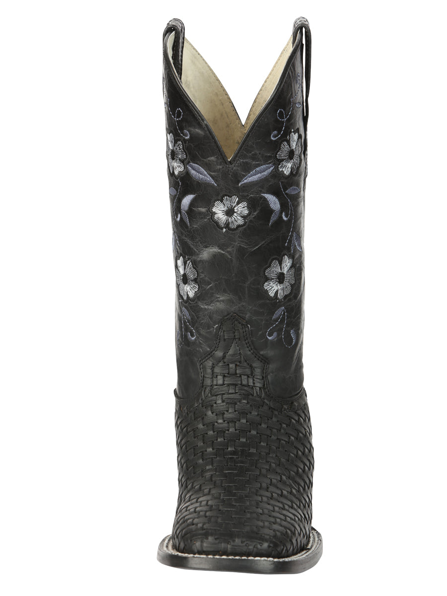 El General Womens Rodeo Petatillo Boots - Black 44856
