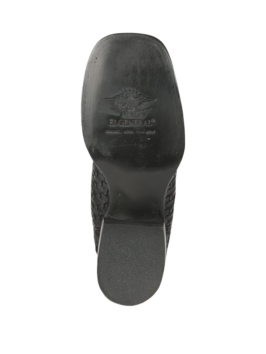 El General Womens Rodeo Petatillo Boots - Black 44856