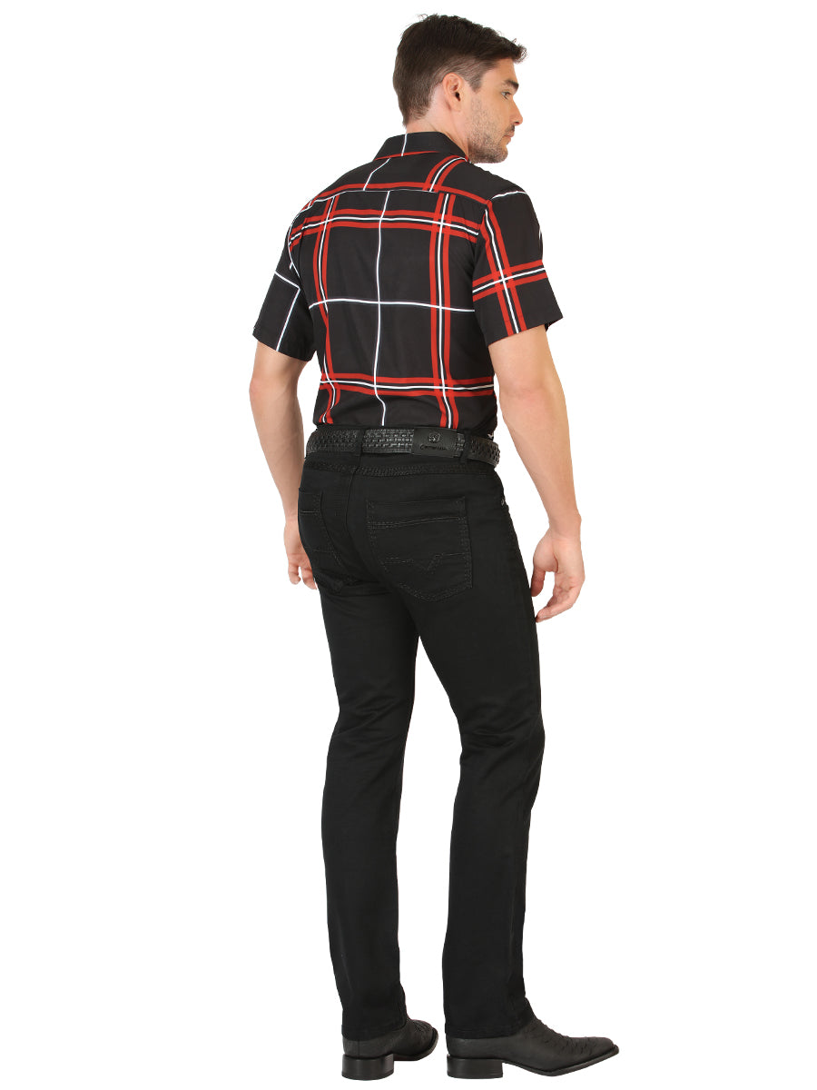 Centenario Mens Slim Fit Denim Pants - Black 45540