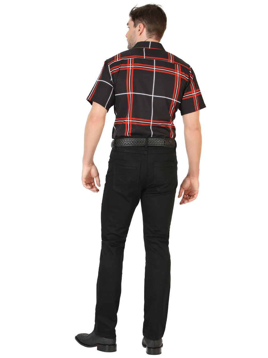 Centenario Mens Slim Fit Denim Pants - Black 45540
