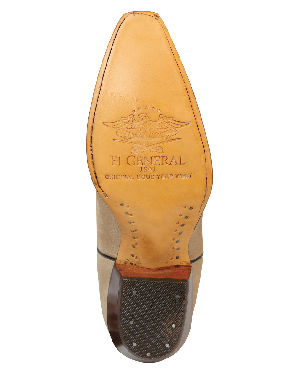 El General Women’s Western Suede Rhinestone Boots - Tuscani 45793