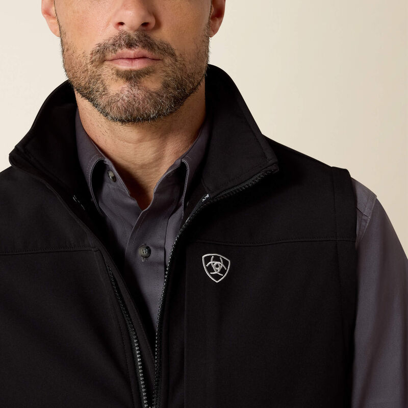 Ariat Mens Logo 2.0 Softshell Vest - Black