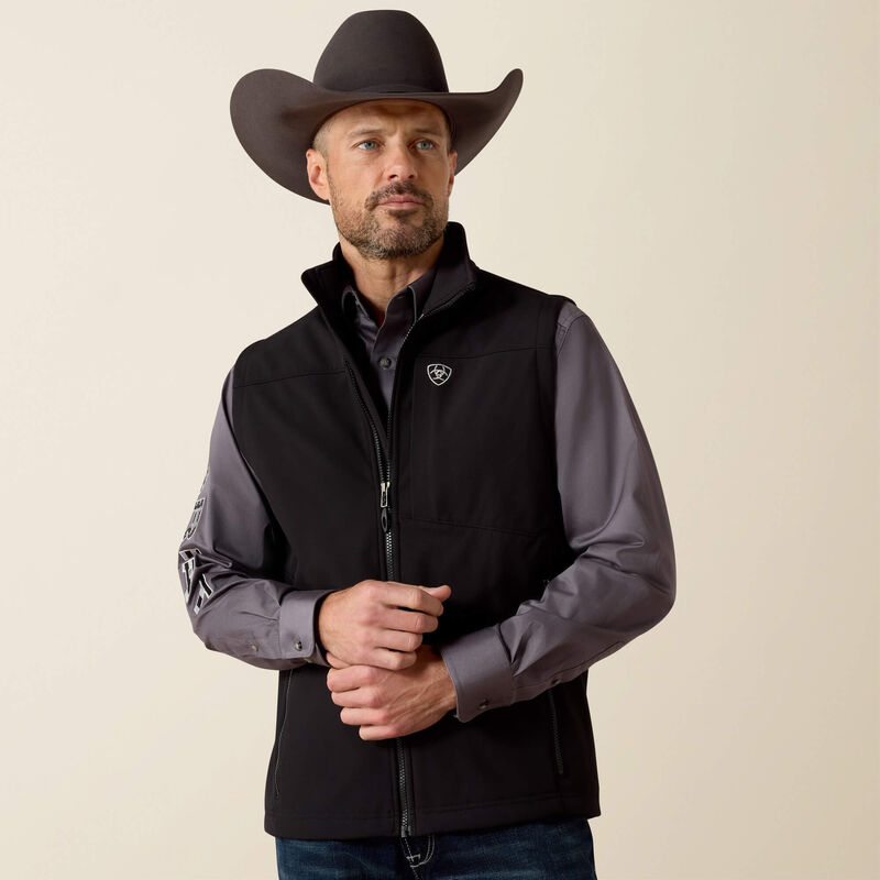 Ariat Mens Logo 2.0 Softshell Vest - Black