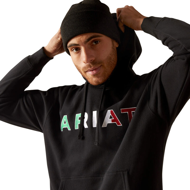 Ariat Mens Mexico Hoodie - Black