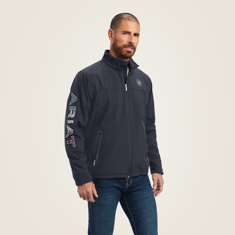Ariat Mens Thunderbird Team Softshell Jacket - Ebony