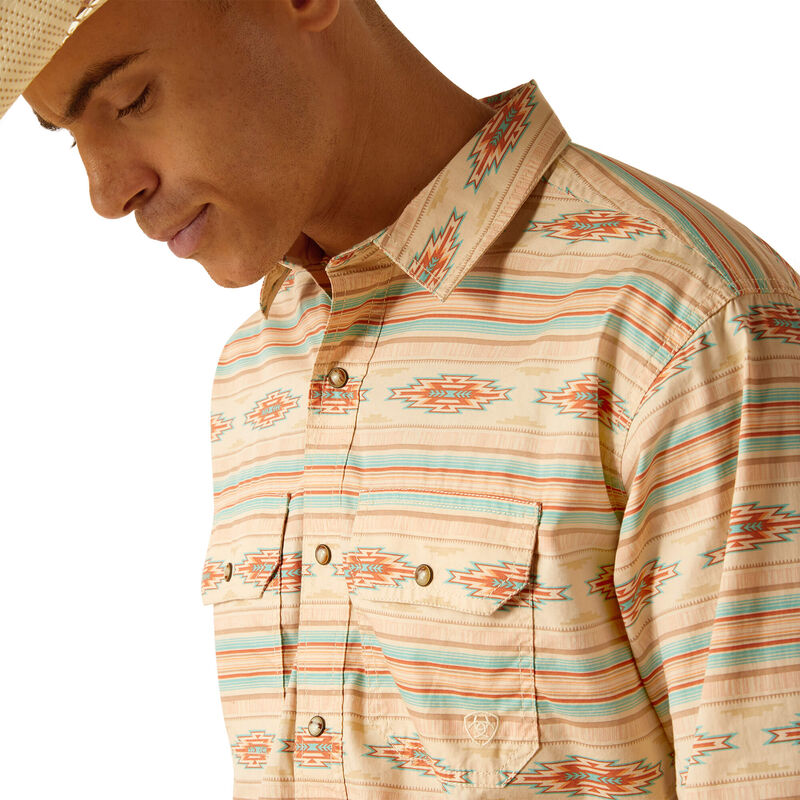 Ariat Mens Hezekiah Retro Fit Shirt - Cocoon