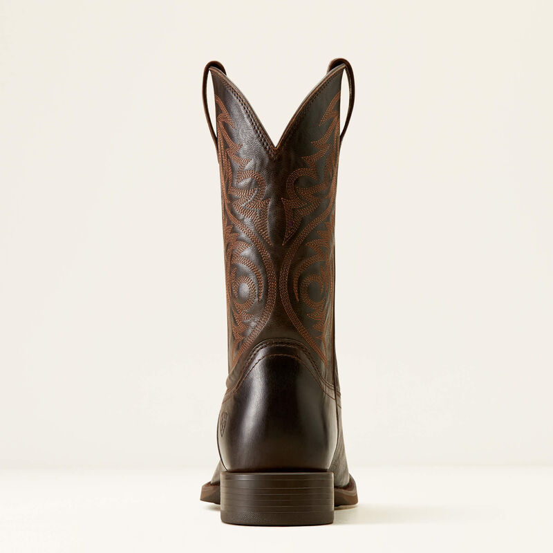 Ariat Mens Sport Herdsman Cowboy Boot - Burnished Chocolate 10050990