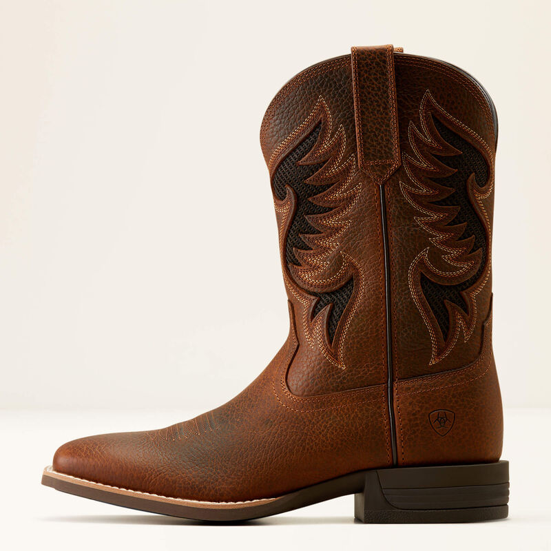 Ariat Mens Cowpuncher VentTEK Cowboy Boot - Brown Oiled Rowdy 10051035