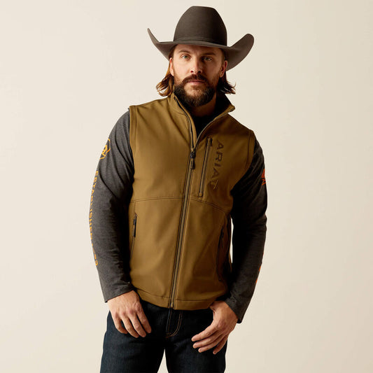 Ariat Mens Logan Softshell Vest - Beech