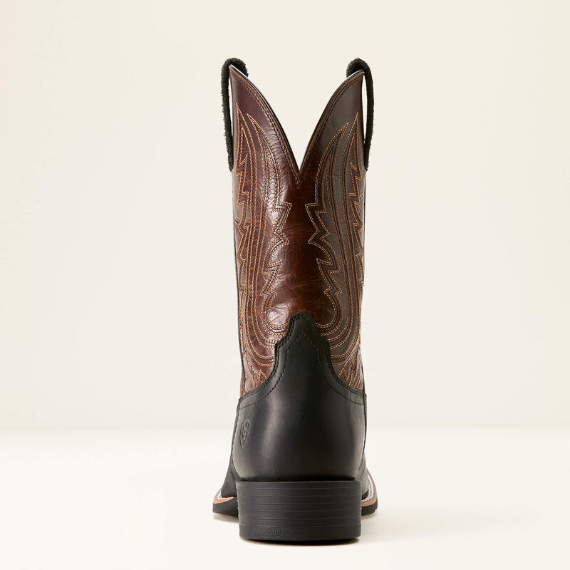 Ariat Mens Sport Big Country Cowboy Boot -Basix Black|Mahagony 10053629