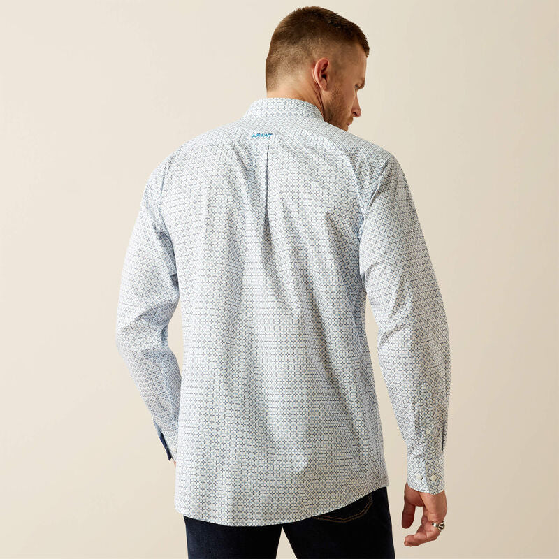 Ariat Mens Wrinkle Free Baker Classic Fit Shirt