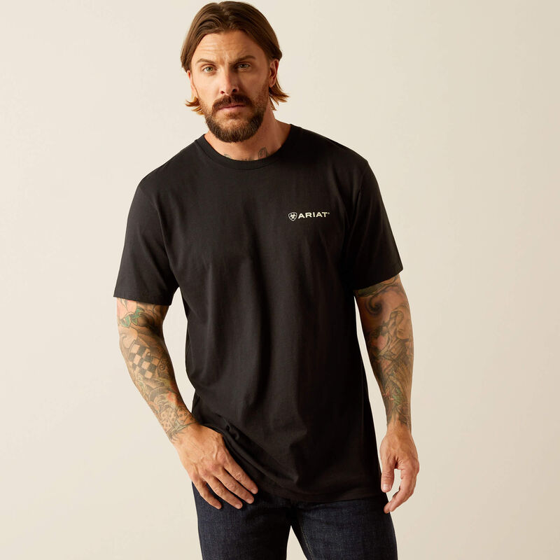 Ariat Mens Big Sky Freedom T-Shirt - Black
