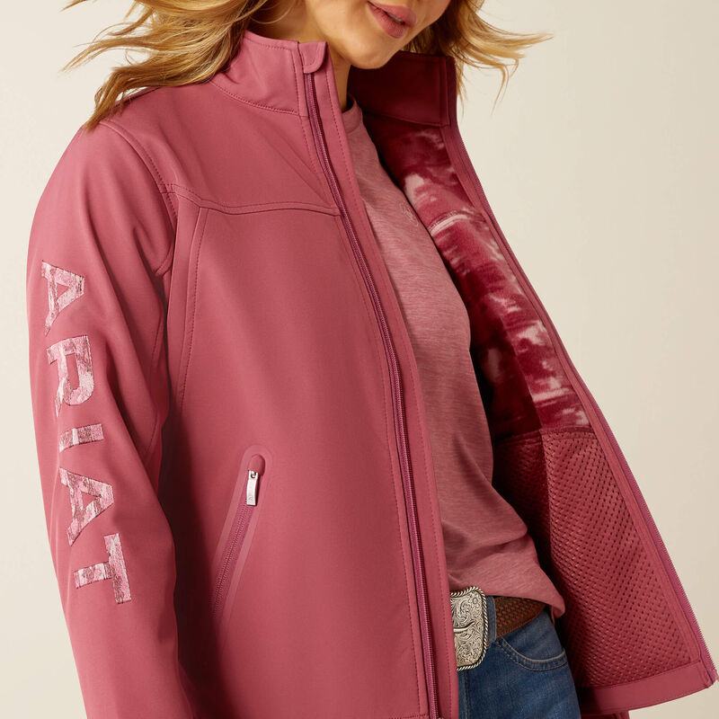 Ariat Womens New Team Softshell Jacket Dry Rose