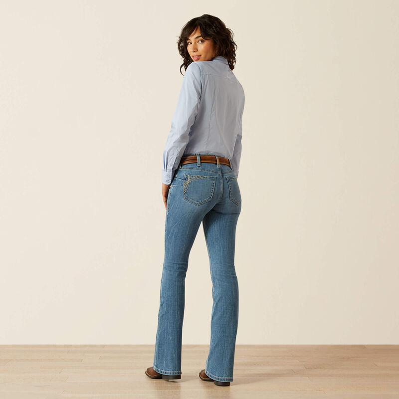 Ariat Womens Perfect Rise Naz Boot Cut Jeans - Crete