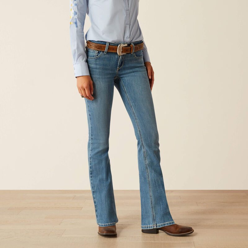 Ariat Womens Perfect Rise Naz Boot Cut Jeans - Crete