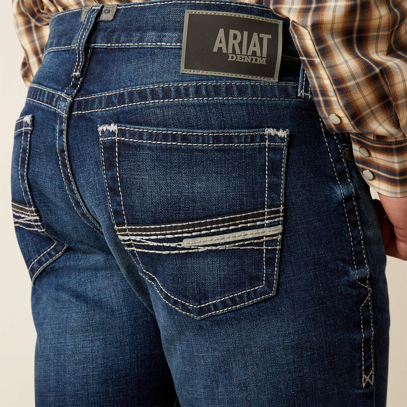 Ariat Mens M8 Modern Jason Slim Leg Jeans - Salton