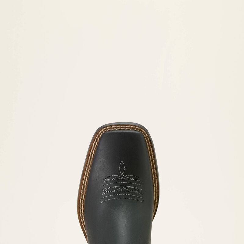 Ariat Kids Booker Chelsea Wide Square Toe Western Boot - Tricorn Black
