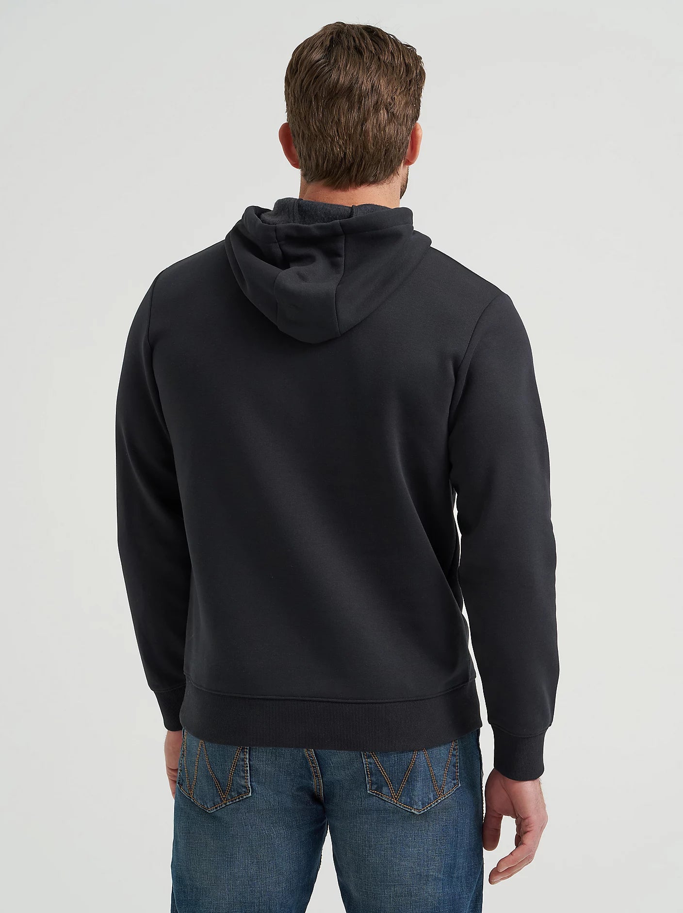 Wrangler Mens Wrangler® Rope Logo Hoodie - Jet Black