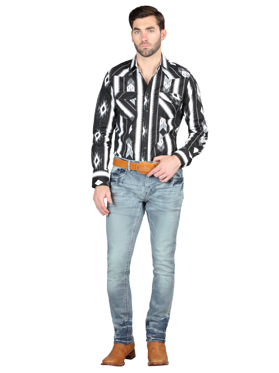 El Norteño Mens Skinny Stretch Pants - Light Blue 126632