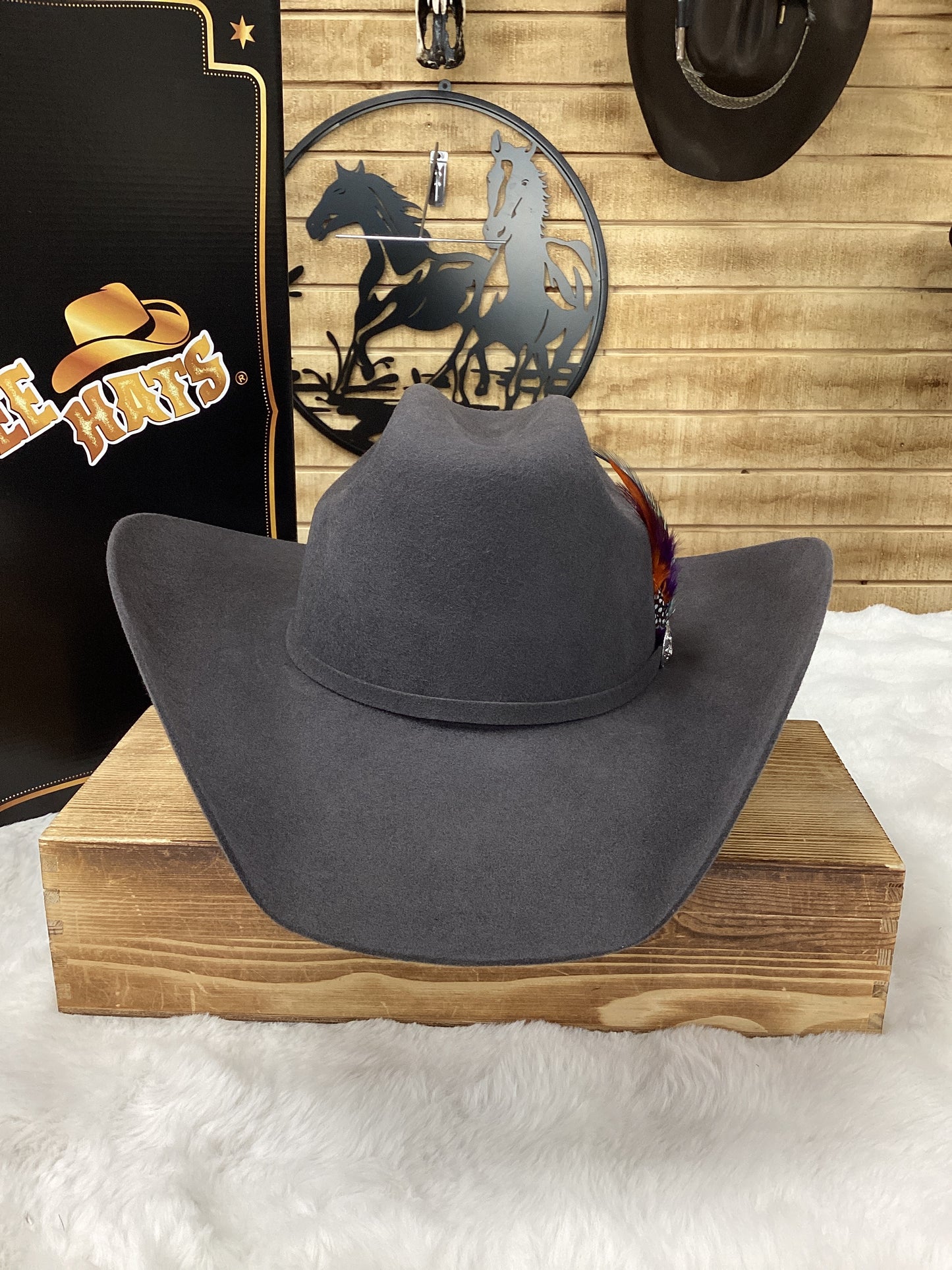 Tennessee Hats 100x Maverick Wool Felt Hat - Granite