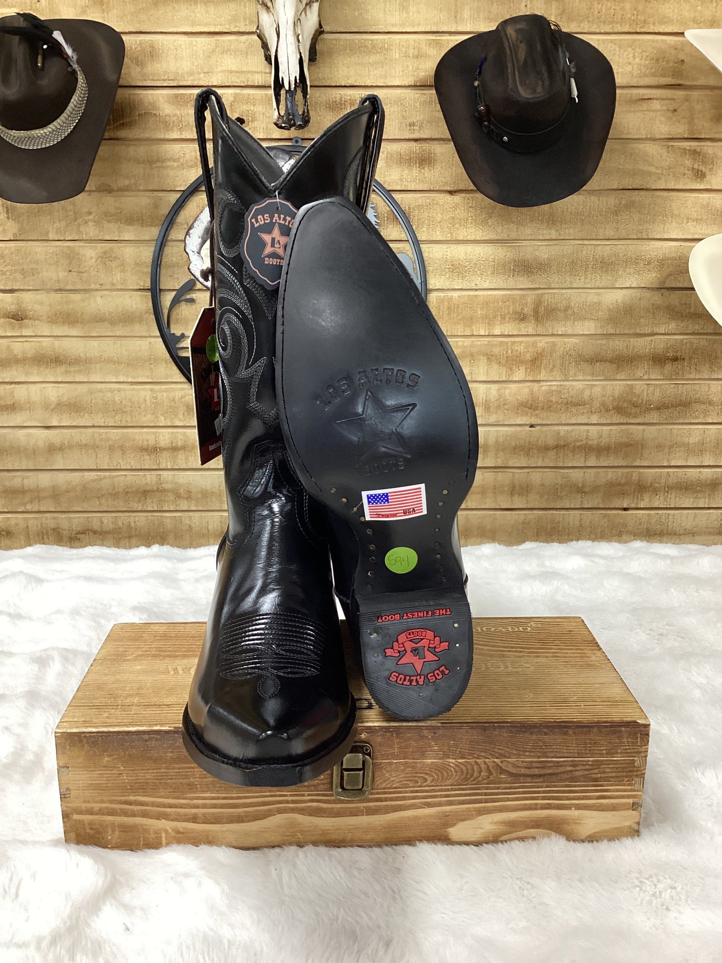 Los Altos MenS Boot Camaleon Snip Toe (Black)