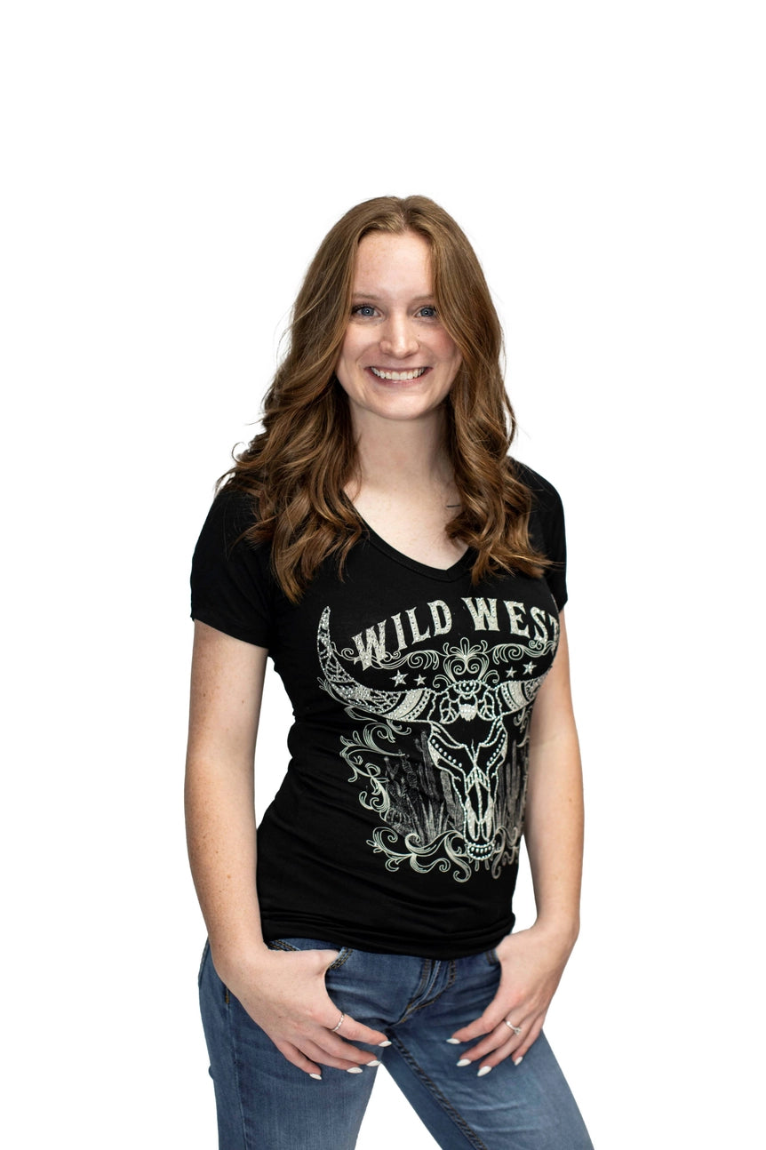 Liberty Wear Womens Wild West Steer
