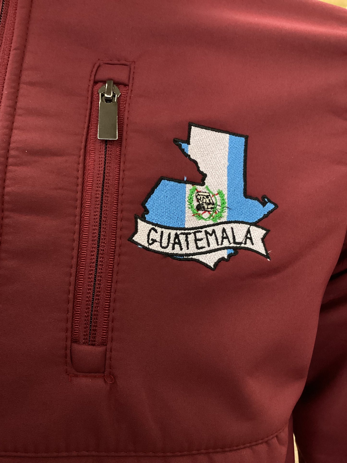 The American West Mens Guatemala Jacket - Black, Burgundy