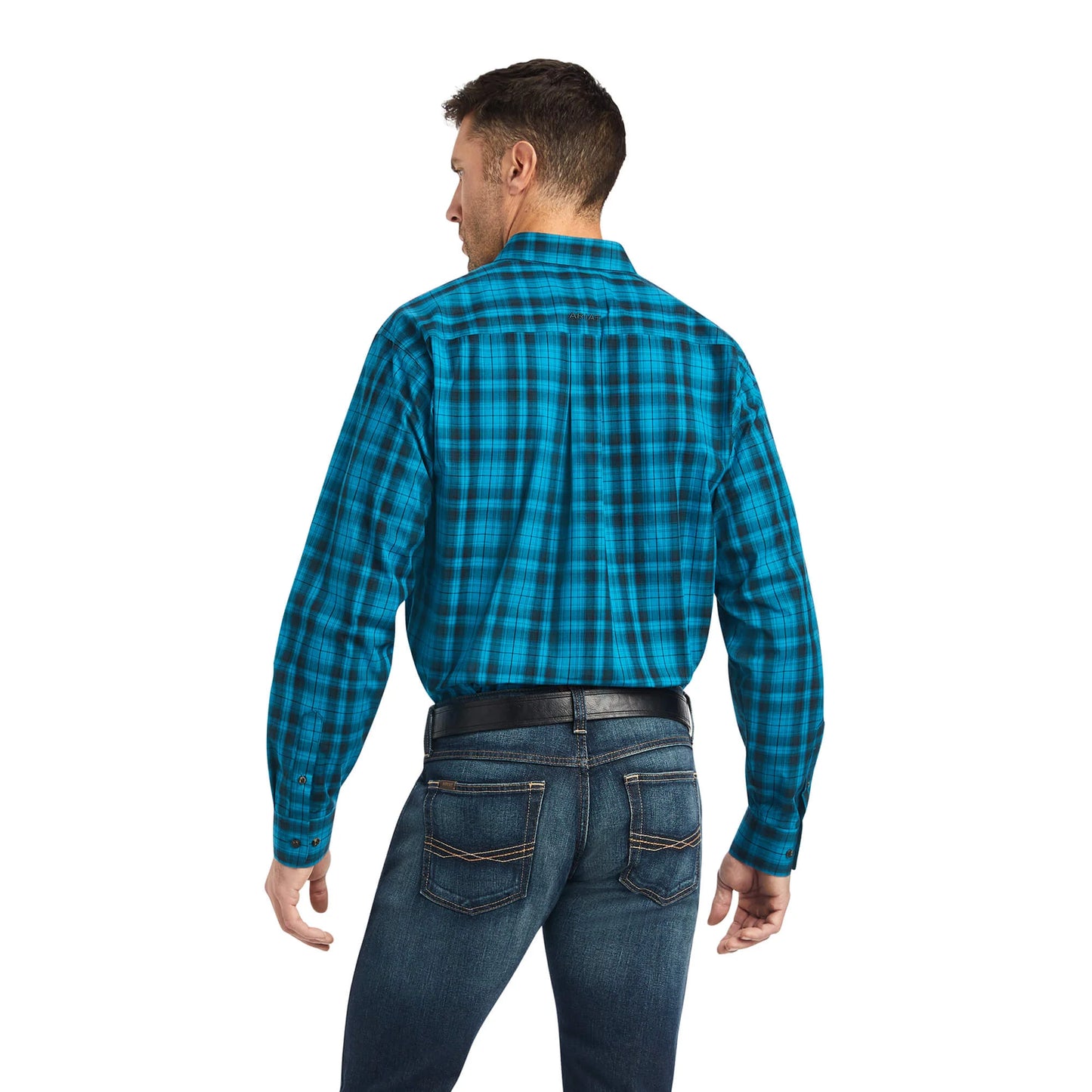 Ariat Mens Pro Series Kingston Fitted Shirt - Ocean Depths