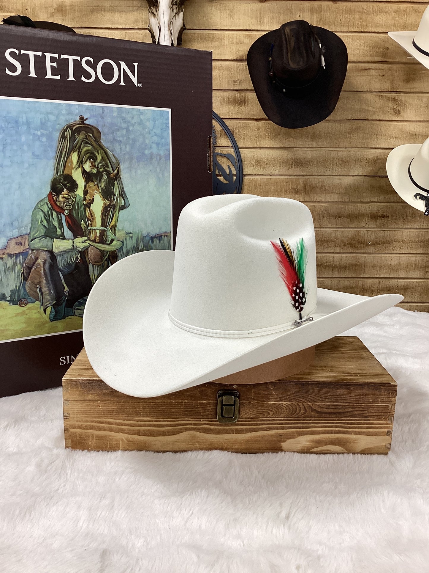 Stetson 6X Rancher Felt Hat -White