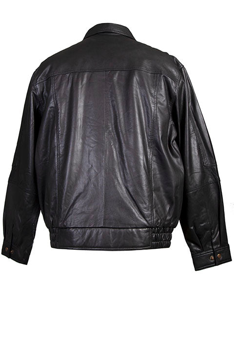 Scully Mens Black Leather Wear Jacket