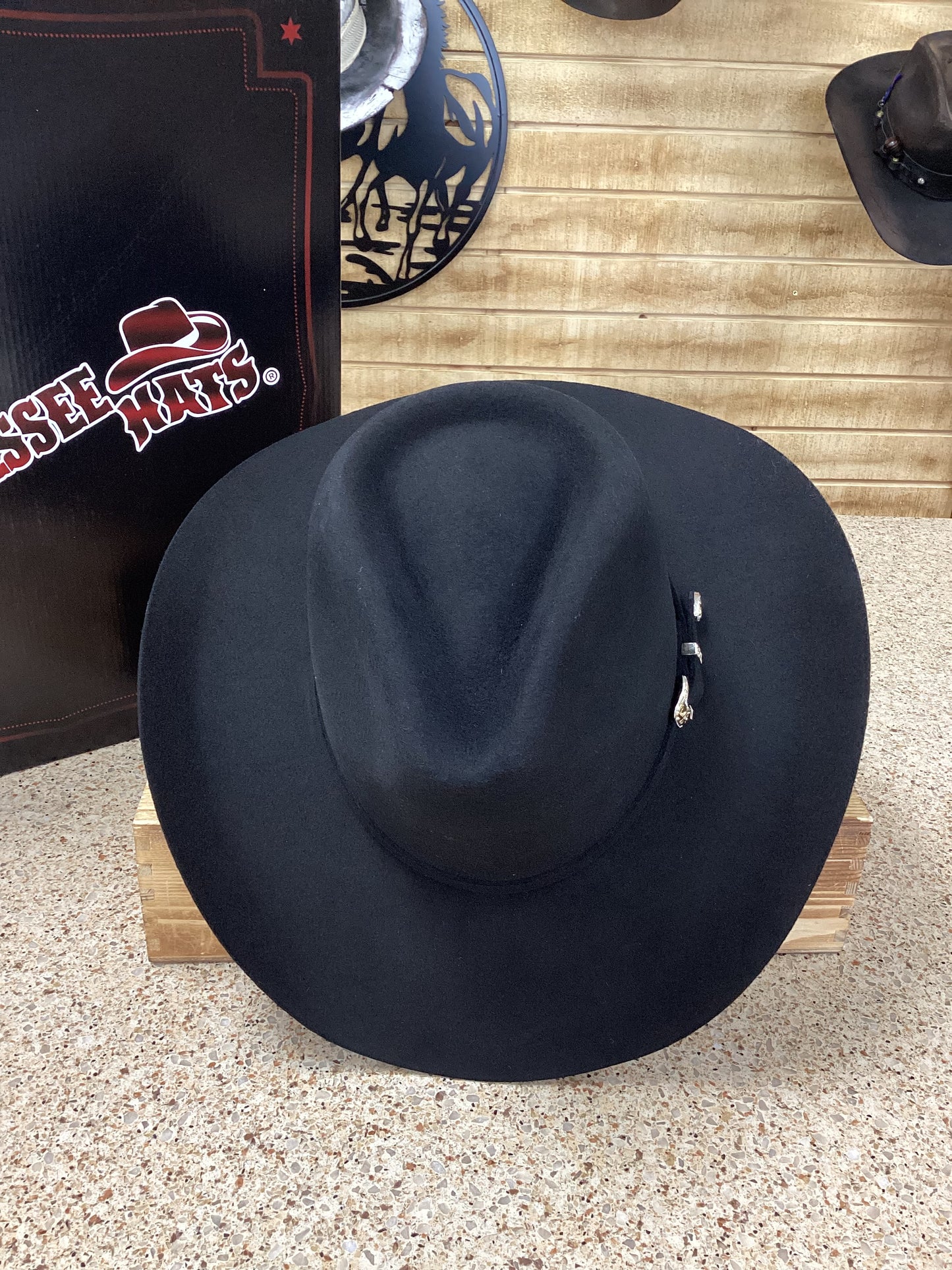 Tennessee Hats 6X Indiana Alta Wool Felt Hat -Black