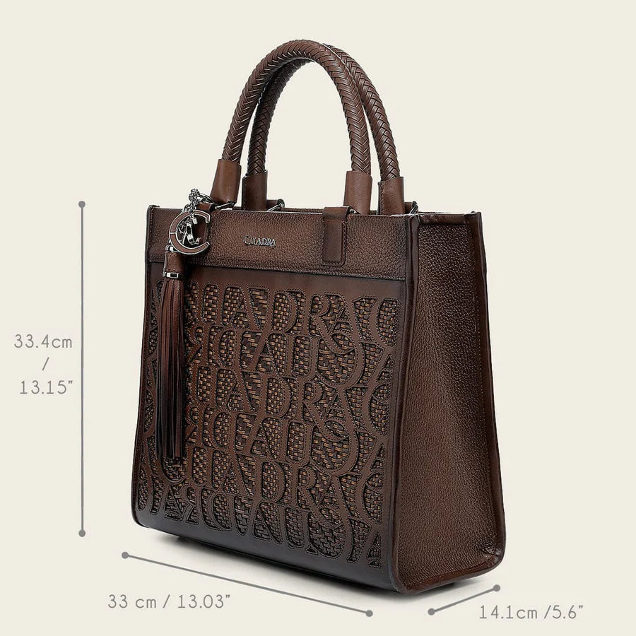 Cuadra Womens Brown Laser Bag