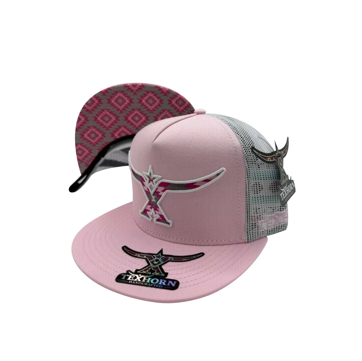 Texhorn Pinky Aztec print Gorra Trucker Hat - Pink/Rosita