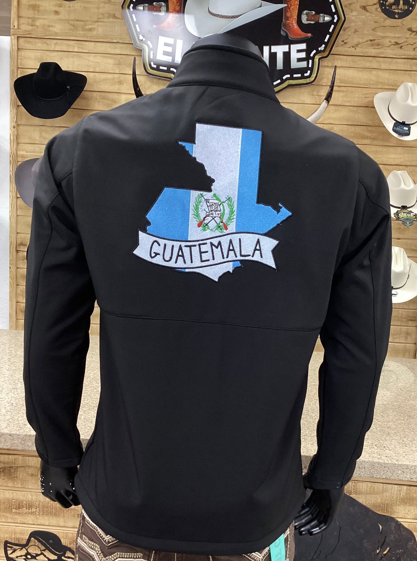 The American West Mens Guatemala Jacket - Black, Burgundy