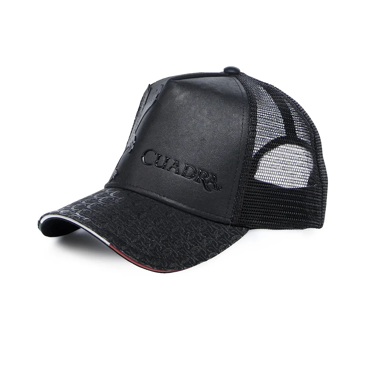 Cuadra Original Leather Cap with Eagle Design for Men β GOC04ME