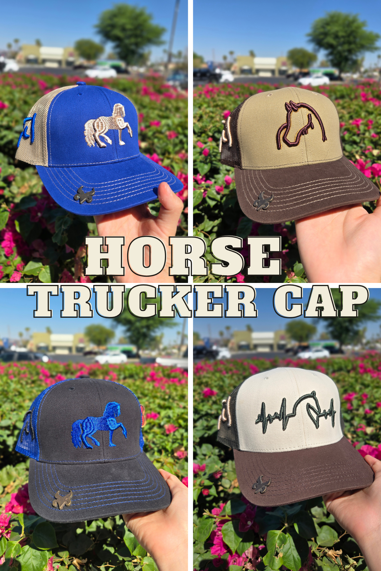 Charro Horse Trucker Cap