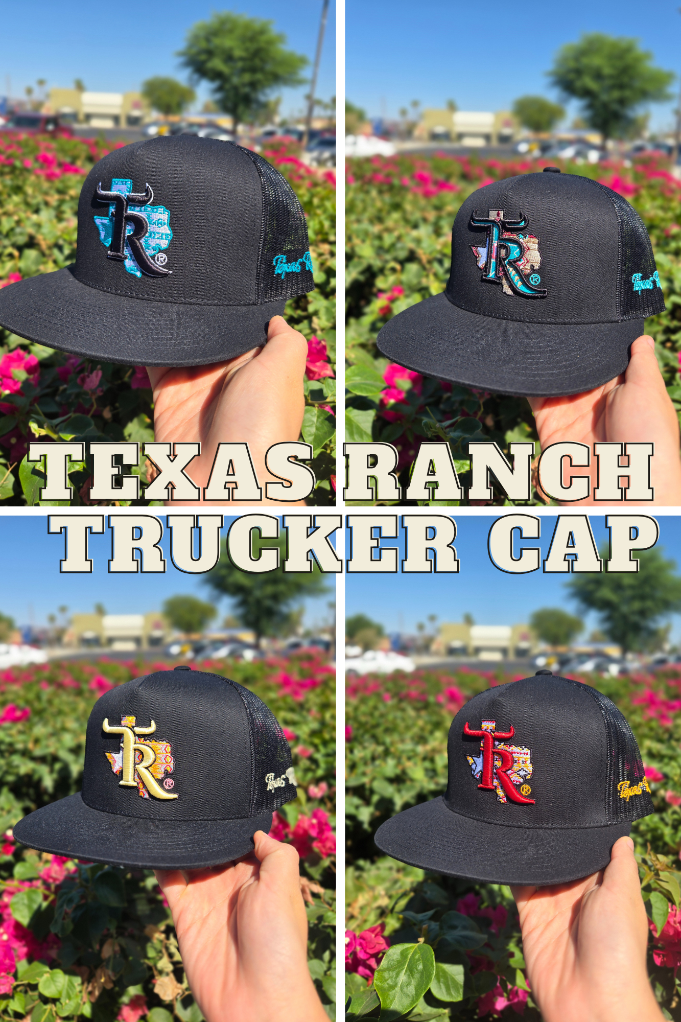 Texas Ranch Multi Color Trucker Cap